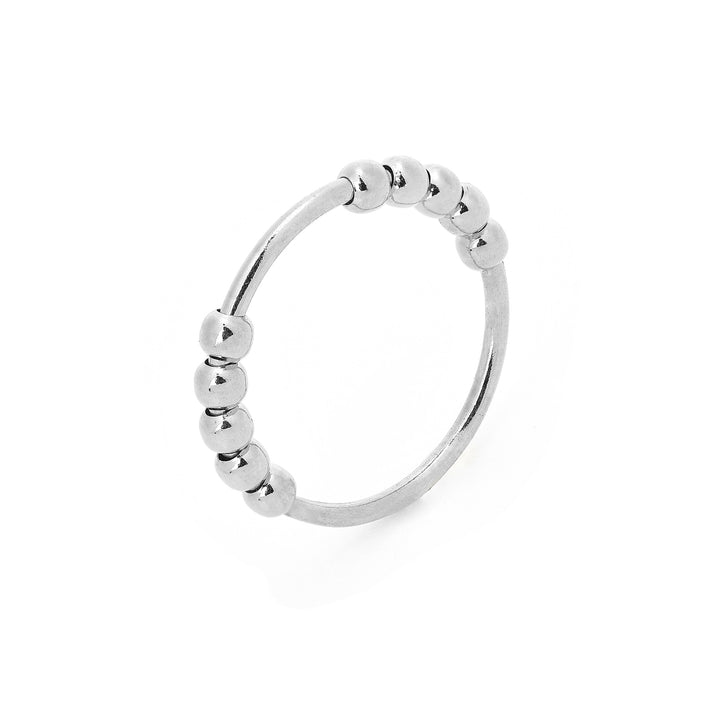 anello antistress argento