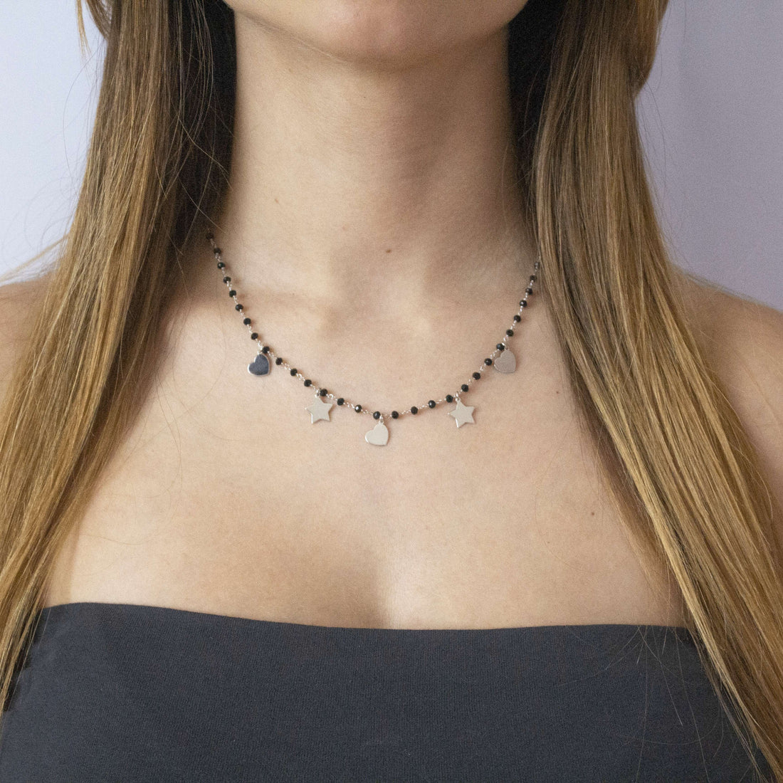 Collana Harlem Cuori e Stelle